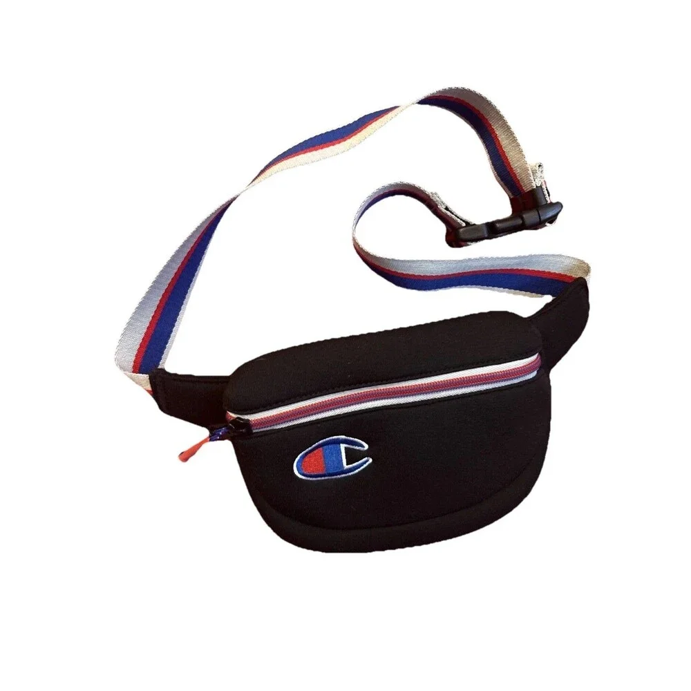 Champion unisex adult Attribute Waistbag Fanny Waist Packs, black, One Size